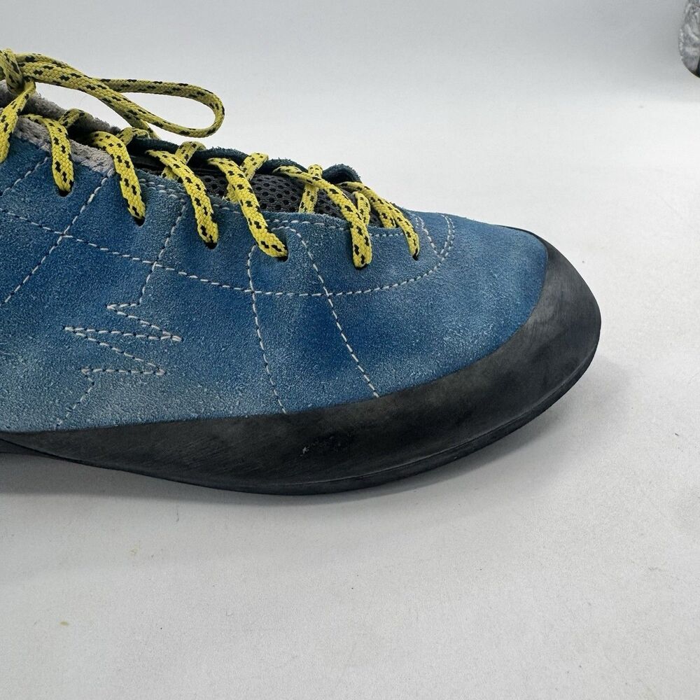 SCARPA Helix Lace-Up Climbing Shoes Blue Men's US 11 45.5 Medium Fast Shipping - Picture 14 of 16